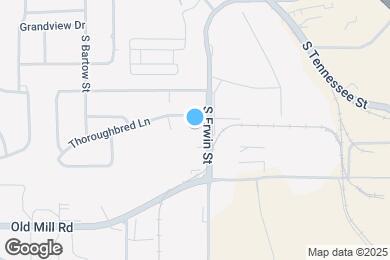 Map image of the property - 575 S Erwin St