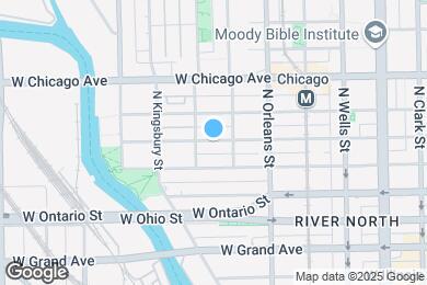 Map image of the property - 411 W Chicago Ave