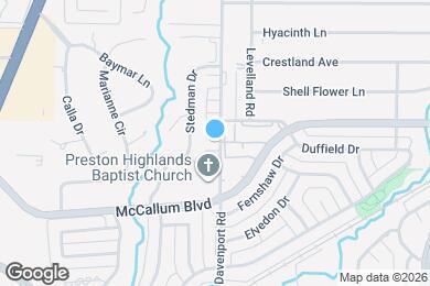 Map image of the property - 6406 Shakespeare Pl