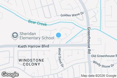 Map image of the property - 19211 Sunny Leaf Ln