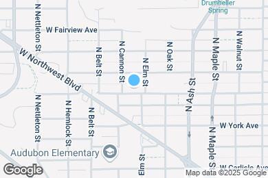 Map image of the property - 1914 W Buckeye Ave