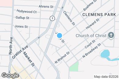 Map image of the property - 121 Jones St