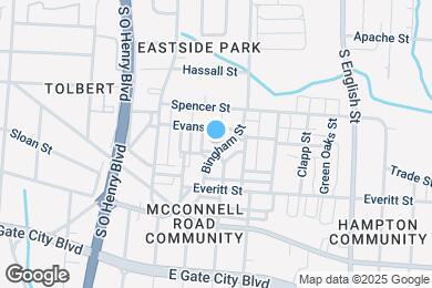 Map image of the property - 610 Bingham St