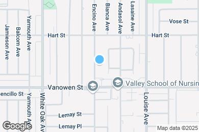 Map image of the property - 6850 Encino Ave