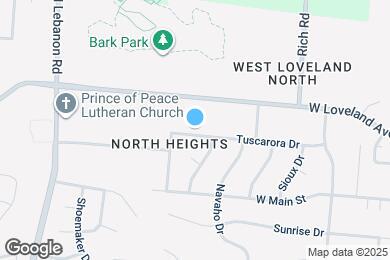 Map image of the property - 1412 Tuscarora Dr