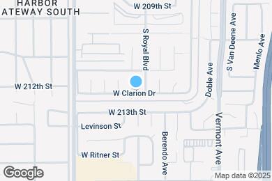 Map image of the property - 1117 Clarion Dr
