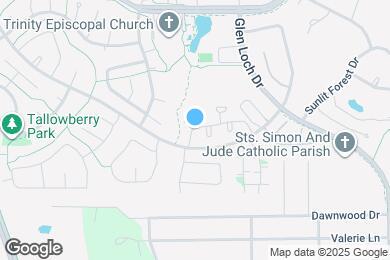 Map image of the property - 3500 Tangle Brush Dr