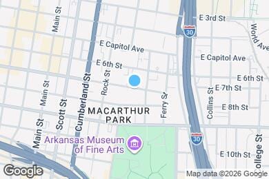 Map image of the property - 509 E 7th St