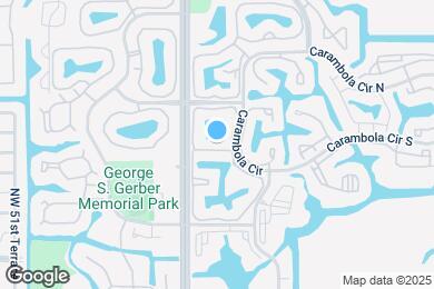 Map image of the property - 3453 Carambola Cir S