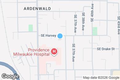 Map image of the property - 3468 SE Harvey St