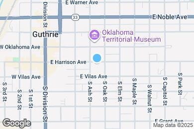 Map image of the property - 411 E Harrison Ave