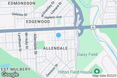 Map image of the property - 3414 W Franklin St