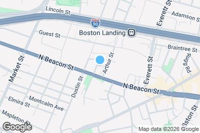 Map image of the property - 103 North Beacon St