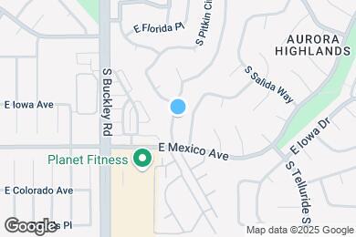 Map image of the property - 1660 S Pitkin St
