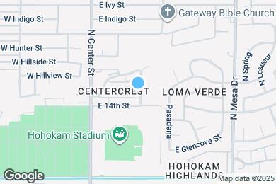 Map image of the property - 121 E 14th Pl