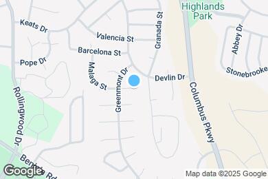 Map image of the property - 197 Easson Ct