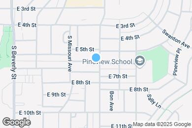 Map image of the property - 2745 E 6th St