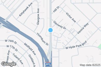 Map image of the property - 7205 S La Cienega Blvd