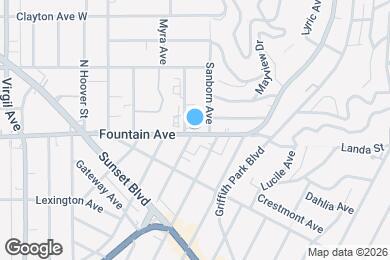 Map image of the property - 1302 Manzanita St