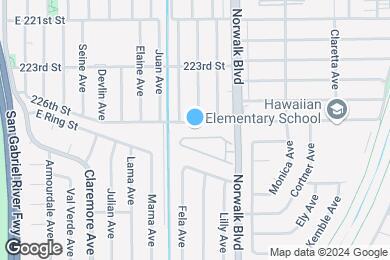 Map image of the property - Hawaiian Terrace Senior Apartments