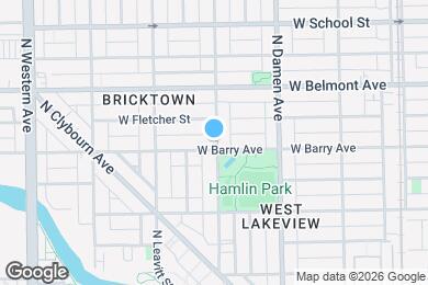 Map image of the property - 2100 W Barry Ave