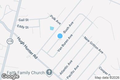 Map image of the property - 1017 Bush Ave