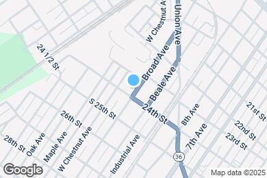 Map image of the property - 2314 Broad Ave
