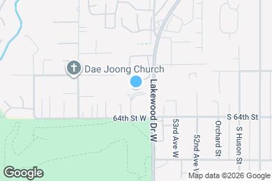 Map image of the property - 6223 54th Avenue Ct W