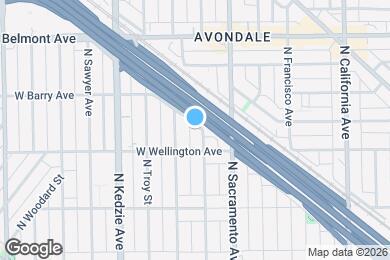 Map image of the property - 3018 N Whipple St