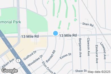 Map image of the property - 2809 W 13 Mile Rd