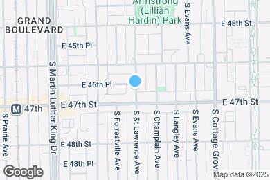 Map image of the property - 4640 S St Lawrence Ave