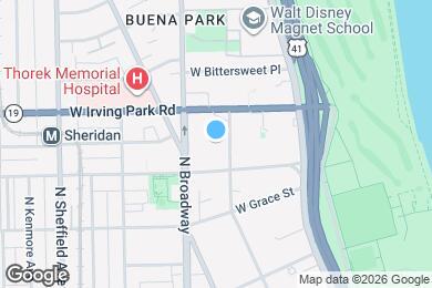Map image of the property - 3920 N Pine Grove Ave