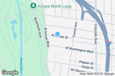 Map image of the property - 708 Palisade St