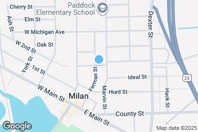 Map image of the property - 106 E 2nd St