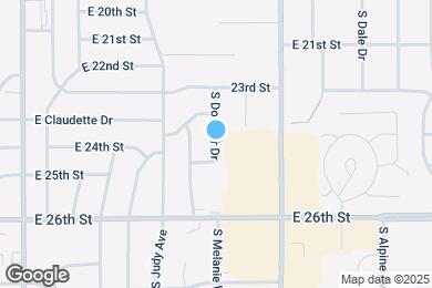 Map image of the property - 1632 S Doodler Dr