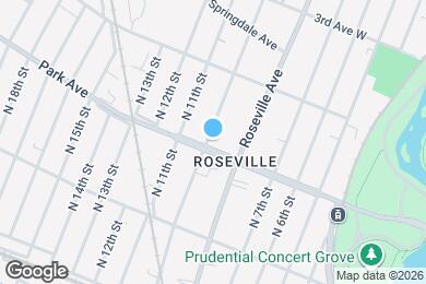 Map image of the property - 329 Park Ave