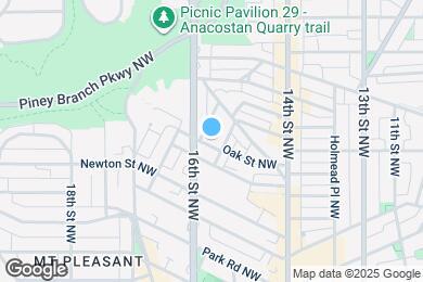 Map image of the property - 1513 Oak St NW