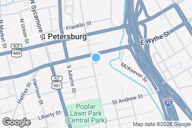 Map image of the property - 117 S Jefferson St