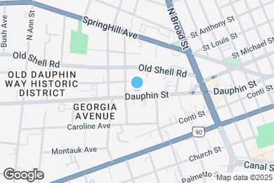 Map image of the property - 1010 Dauphin St