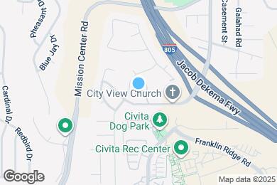 Map image of the property - The Outlook at Mission Valley Apartments
