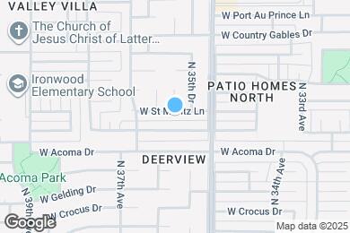 Map image of the property - 3535 W Saint Moritz Ln