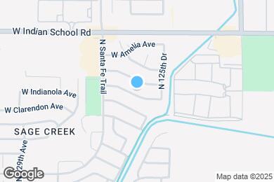 Map image of the property - 12584 W Clarendon Ave
