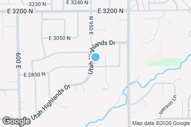 Map image of the property - 975 E 2850 N
