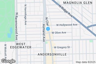 Map image of the property - 5634 N Clark St