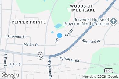 Map image of the property - 28 Wood Green Dr