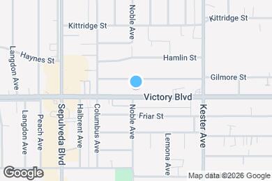 Map image of the property - 15053 Victory Blvd