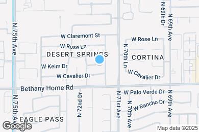 Map image of the property - 6037 N 71st Ln