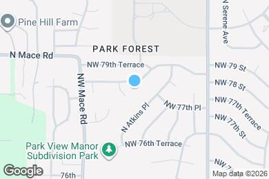 Map image of the property - 8009 NW 79th Pl