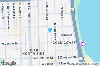 Map image of the property - 1339 N Dearborn 2B