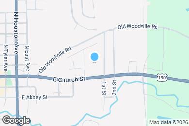 Map image of the property - 909 E Church St